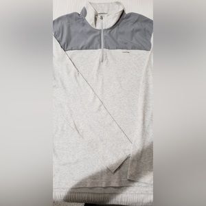 Calvin Klein half zip two tone grey men’s